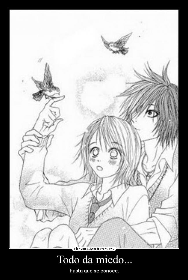 Todo da miedo... - hasta que se conoce.