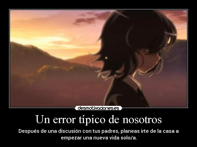 Un error típico de nosotros -