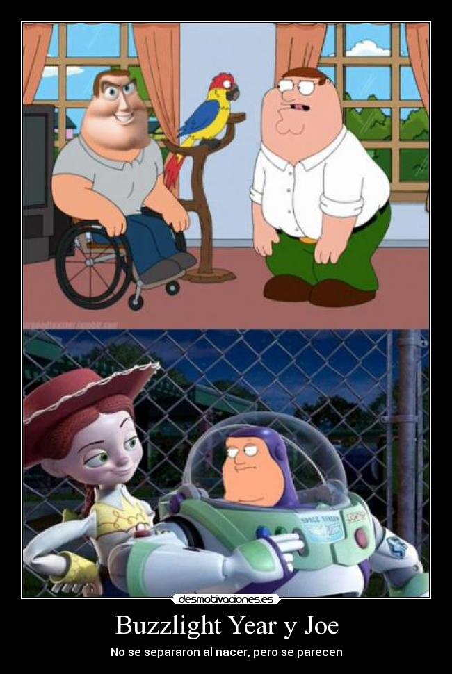 Buzzlight Year y Joe -