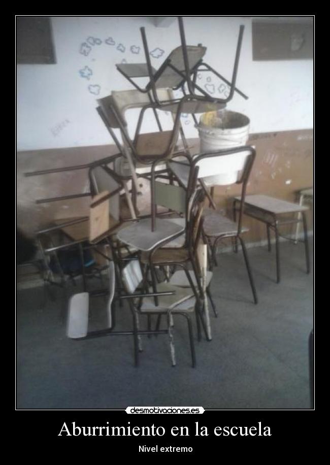 Aburrimiento en la escuela - Nivel extremo