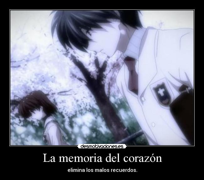 carteles corazon anime clannad desmotivaciones