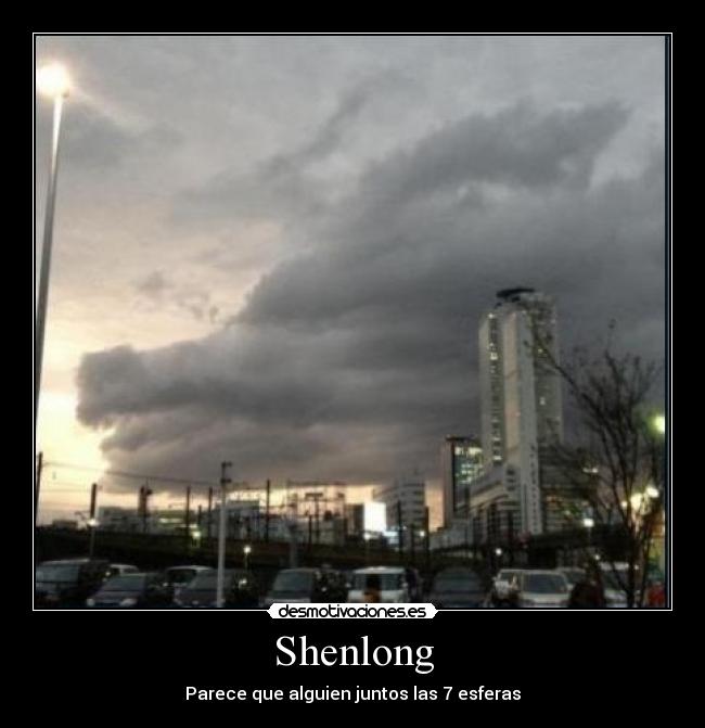Shenlong - Parece que alguien juntos las 7 esferas