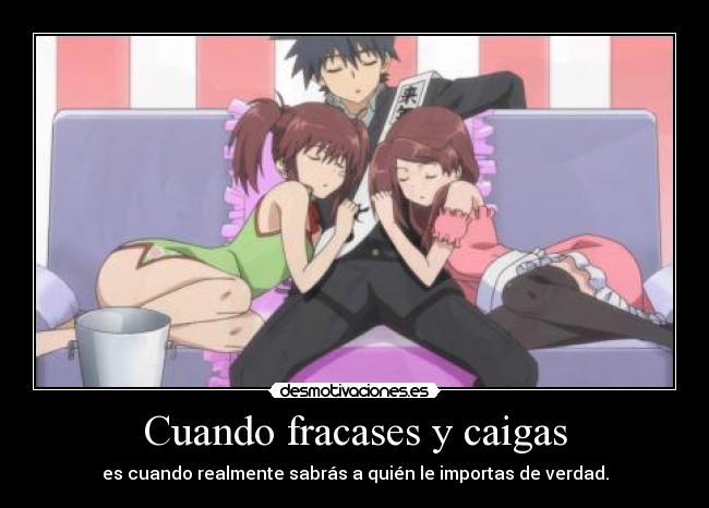 Cuando fracases y caigas -