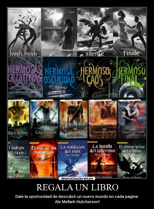 REGALA UN LIBRO - Dale la oportunidad de descubrir un nuevo mundo en cada pagina 
Ale Mellark-Hutcherson!