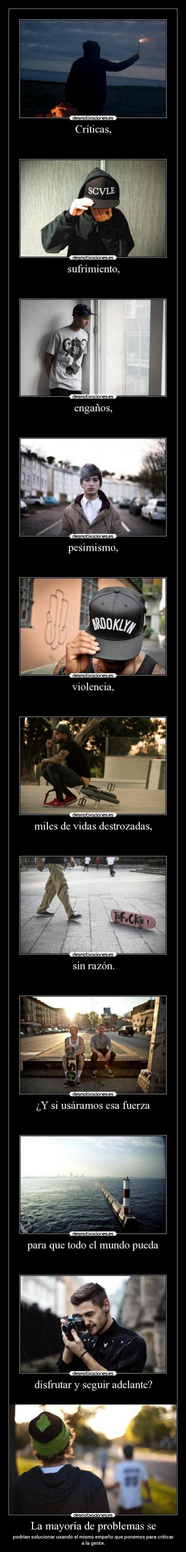 La mayoría de problemas se - 