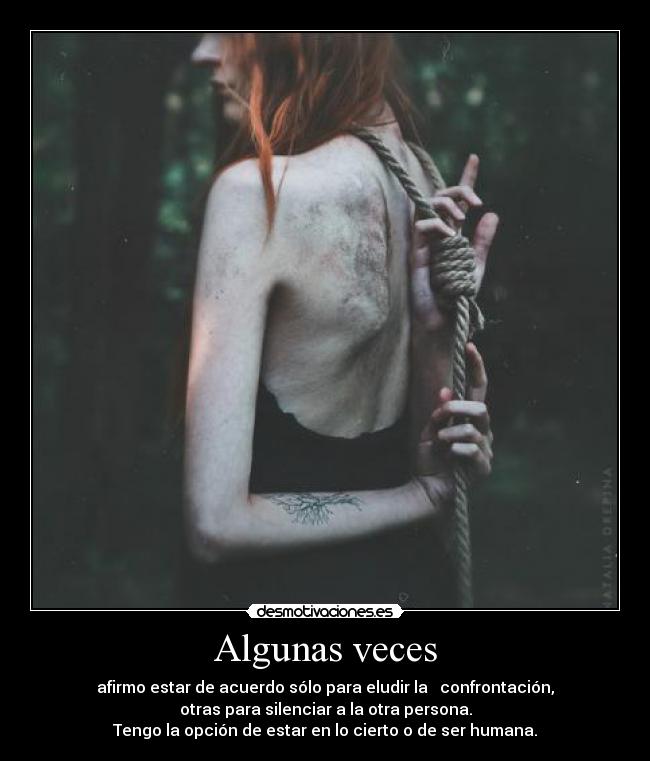 Algunas veces -