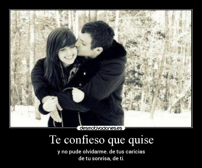 Te confieso que quise -