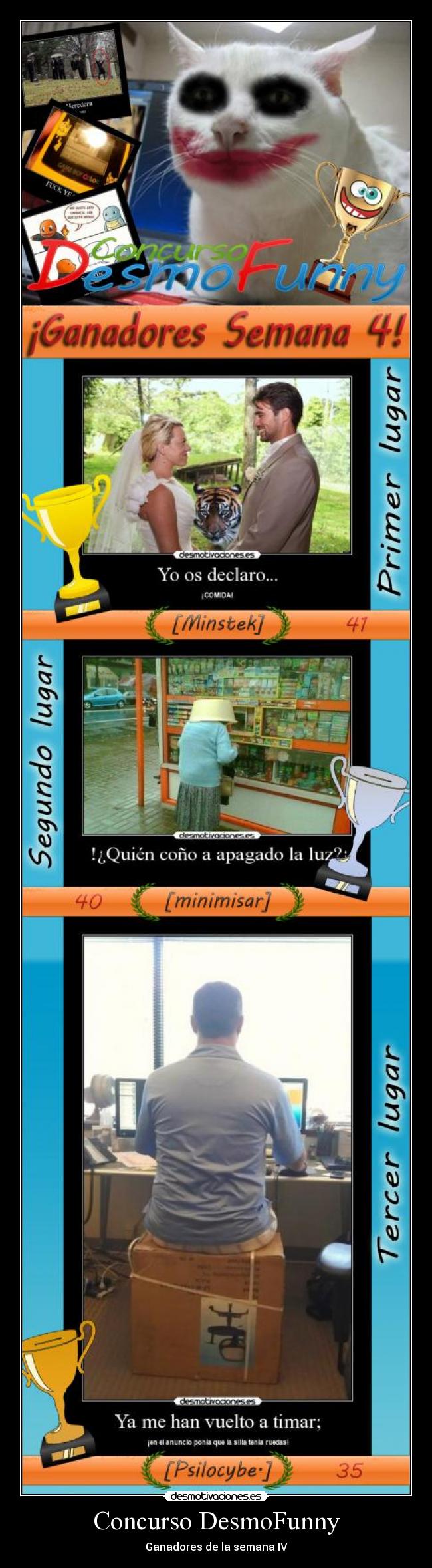 Concurso DesmoFunny - Ganadores de la semana IV