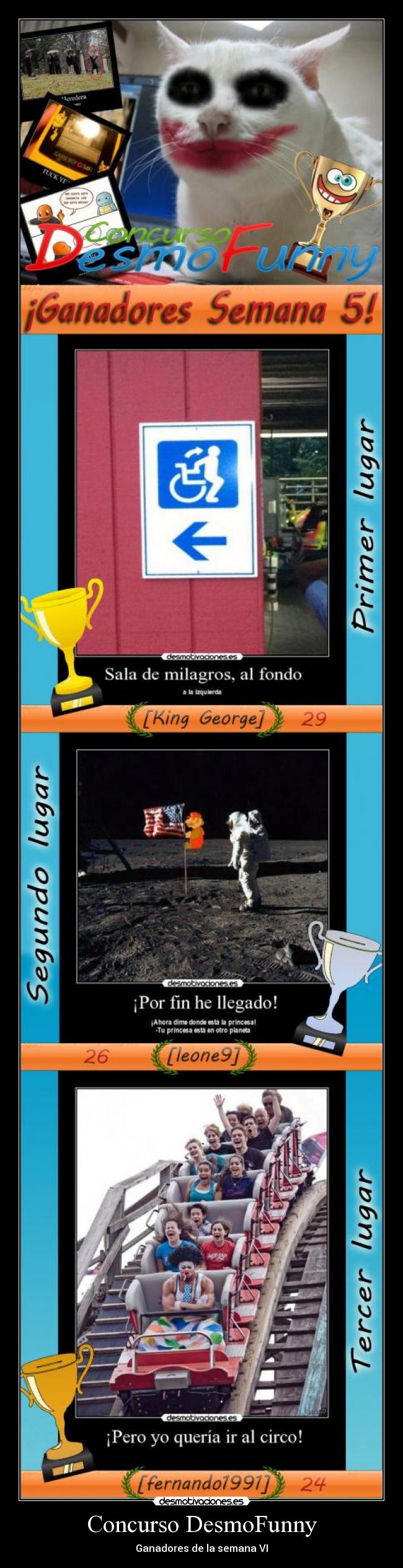 Concurso DesmoFunny - Ganadores de la semana VI