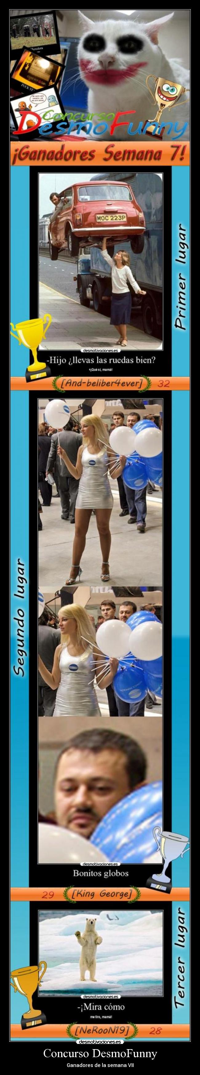 Concurso DesmoFunny - Ganadores de la semana VII