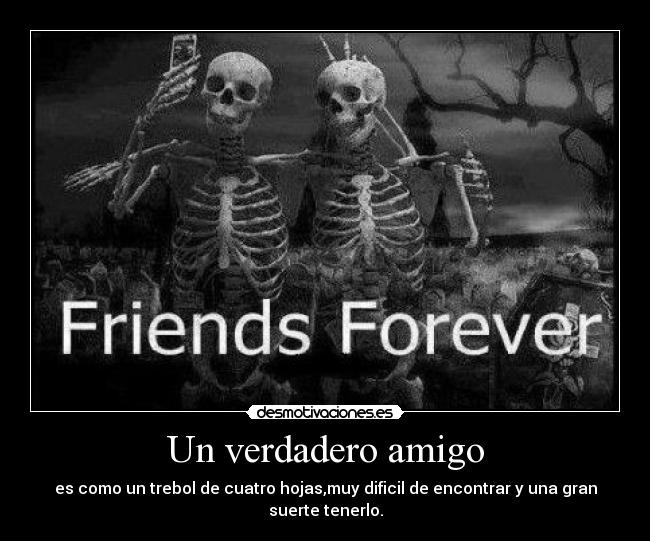Un verdadero amigo -