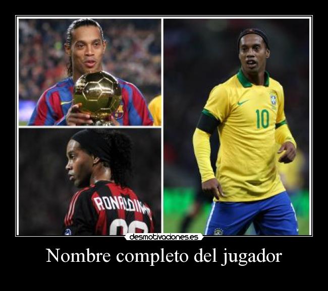 Nombre completo del jugador - 