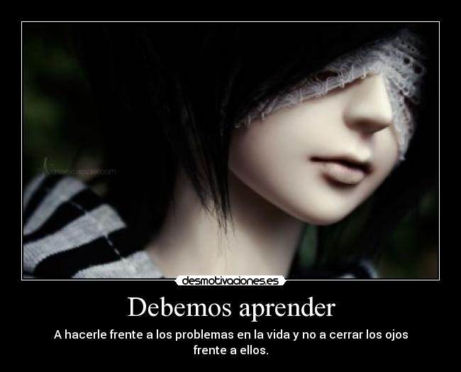 Debemos aprender -