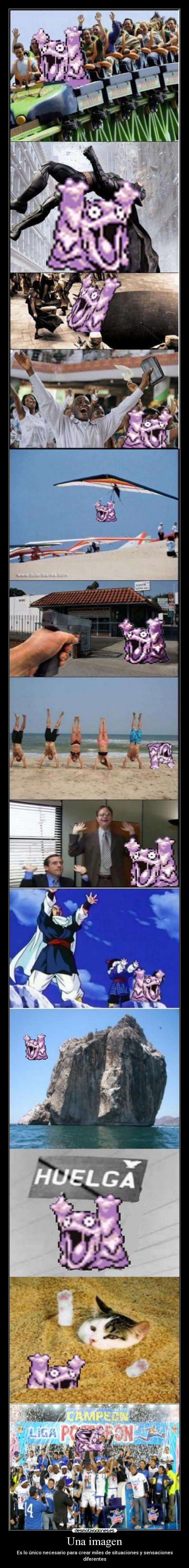 Una imagen - Es lo único necesario para crear miles de situaciones y sensaciones diferentes