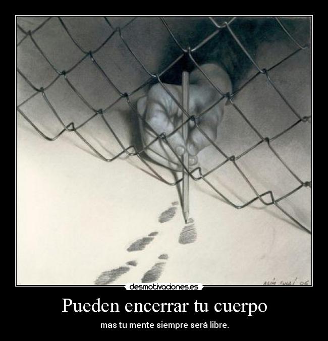 carteles encerrado libertado desmotivaciones