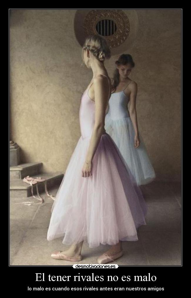 El tener rivales no es malo -