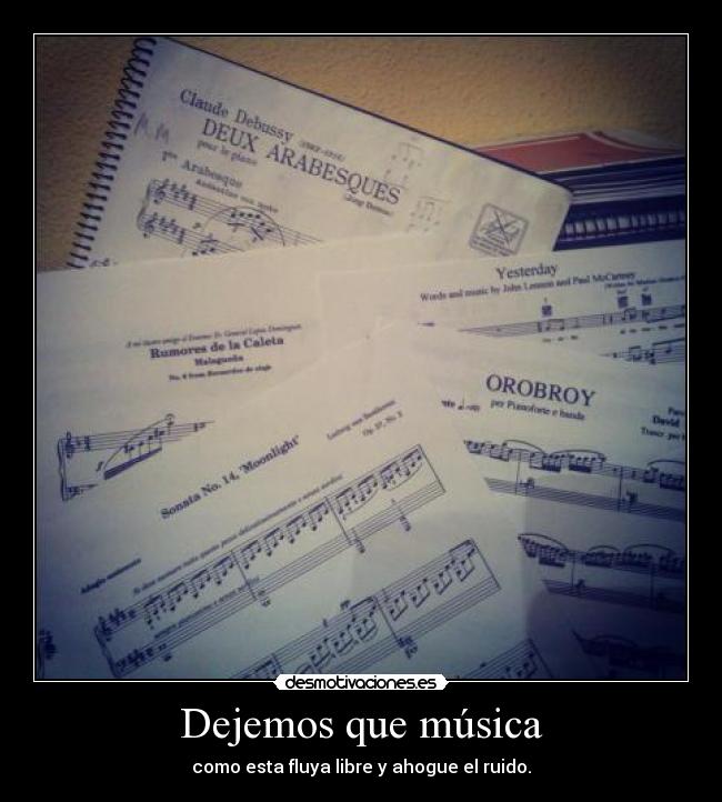 Dejemos que música - 