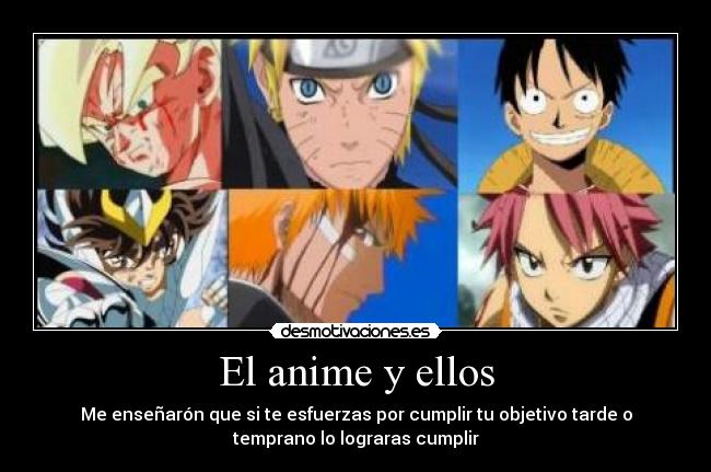 El anime y ellos -