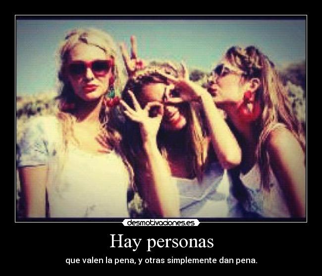 Hay personas -