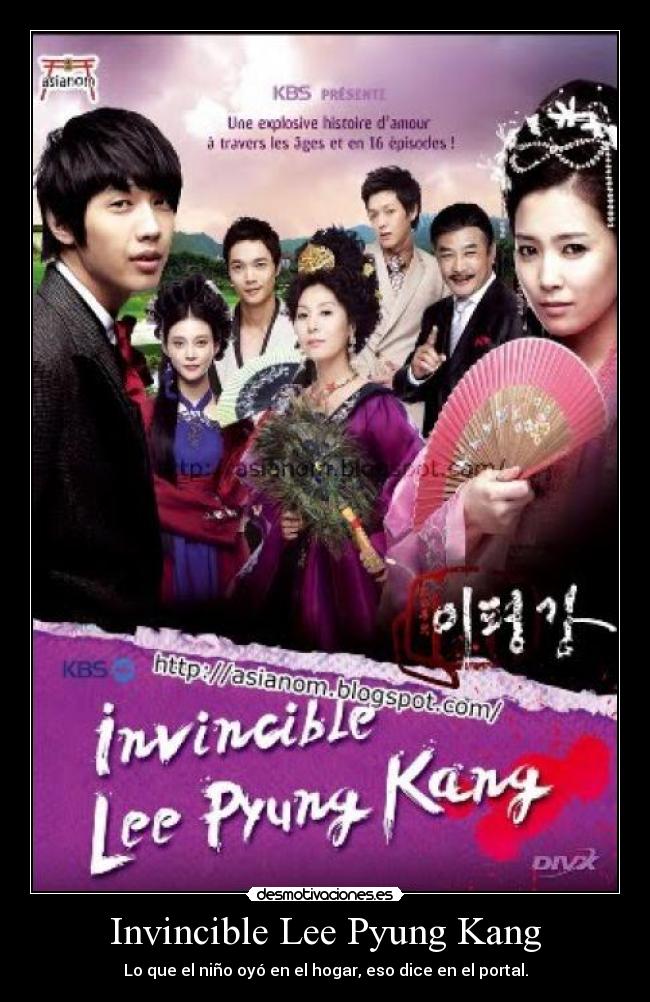 Invincible Lee Pyung Kang - Lo que el niño oyó en el hogar, eso dice en el portal.