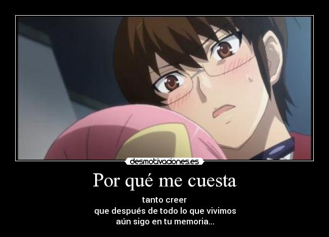 Por qué me cuesta -