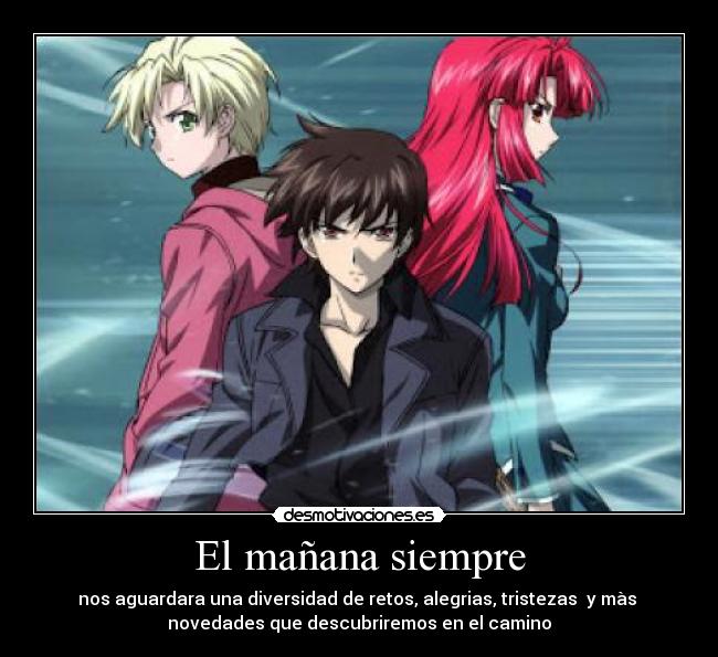 carteles anime kaze stigma ayano ren kazuma manana trae cosas nuevas desmotivaciones