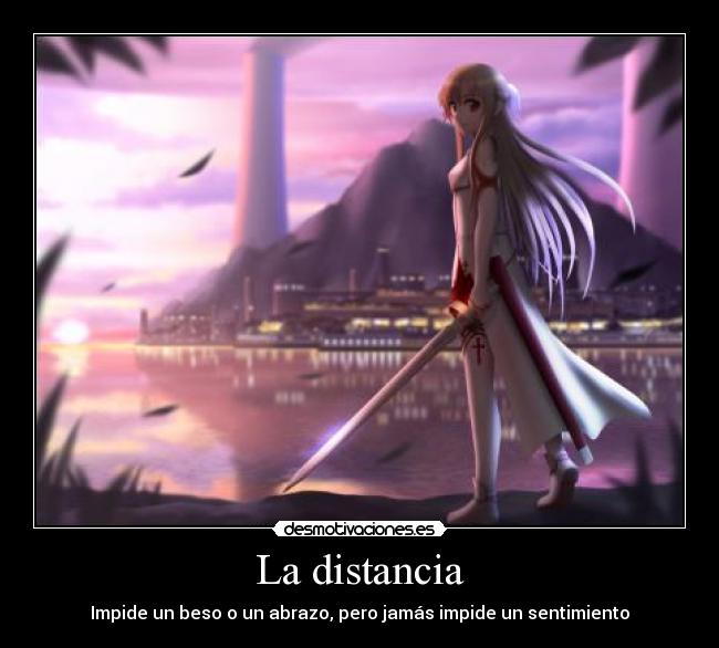 La distancia -