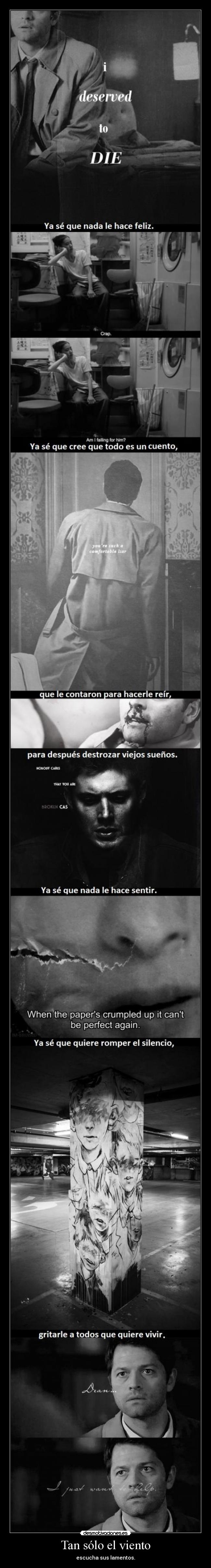 carteles solodesolamente imagenes sueltas que tenia queria gastar supernatural spn castiel que desmotivaciones