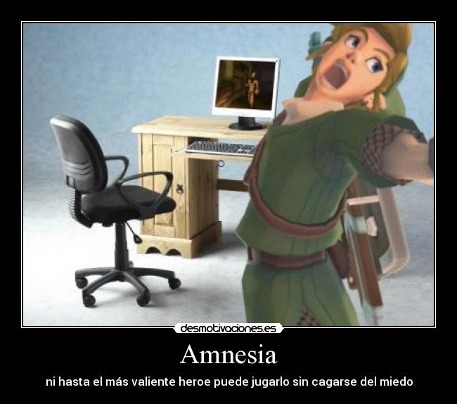 carteles link jugando amnesia desmotivaciones