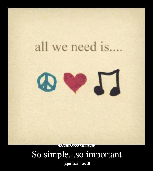 So simple...so important -