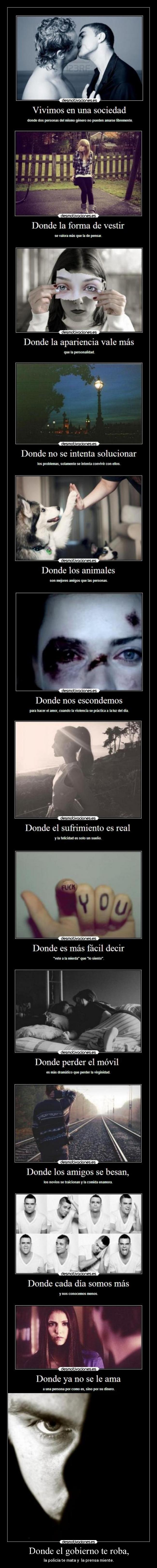 Donde el gobierno te roba, -