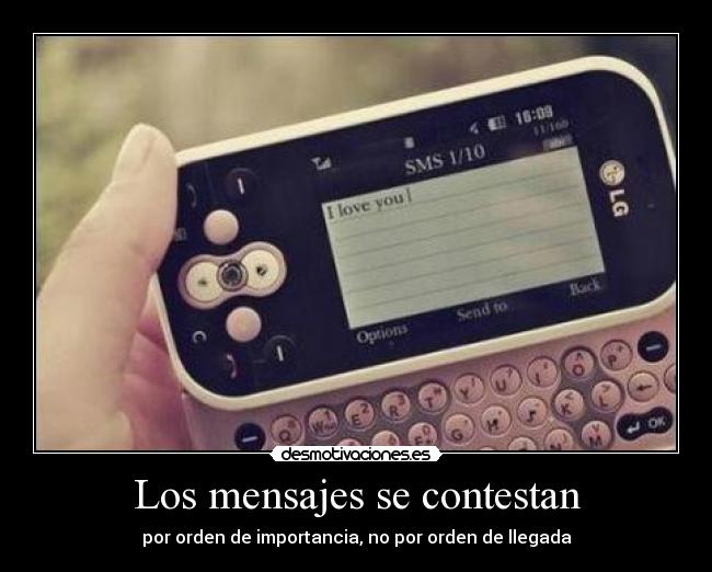 Los mensajes se contestan - 