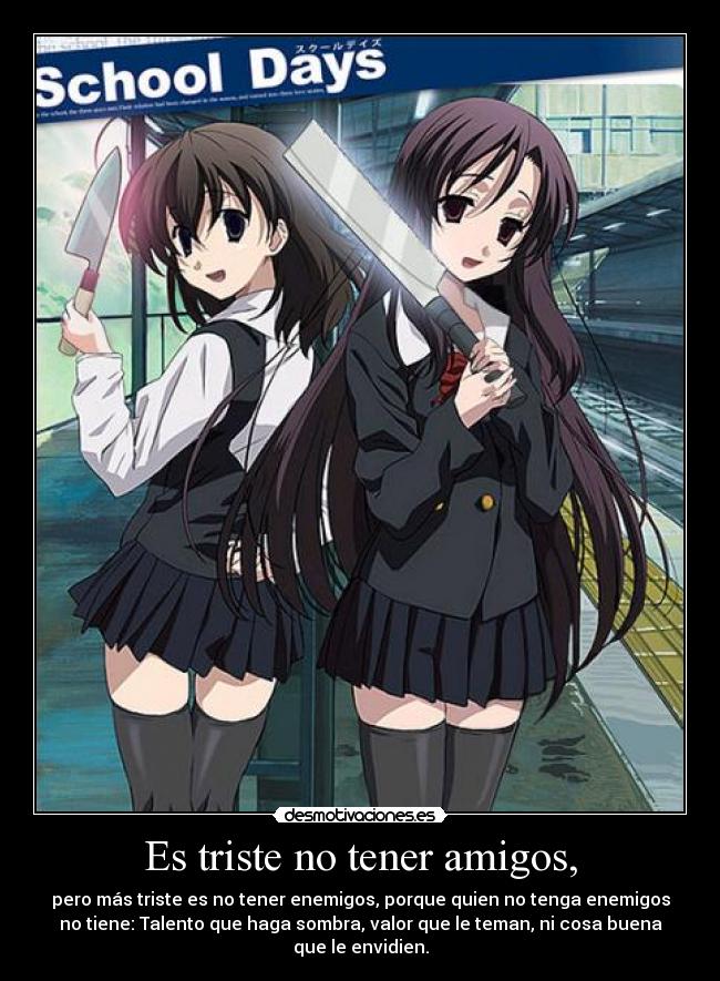 carteles amigos anime desmotivaciones