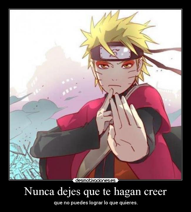 carteles naruto desmotivaciones