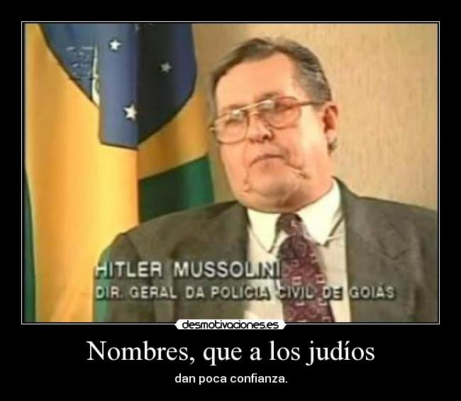 Nombres, que a los judíos - 