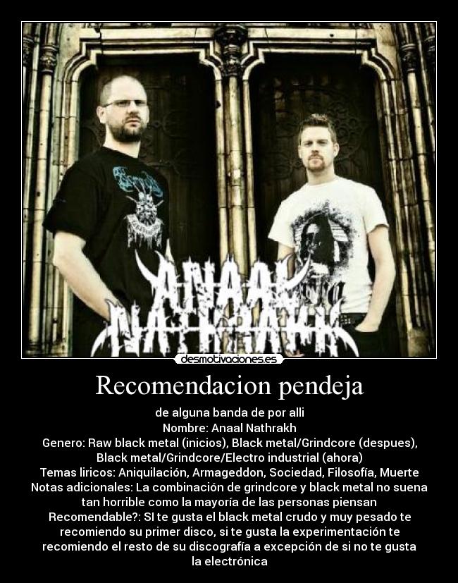 Recomendacion pendeja - 