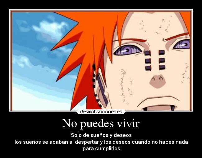 No puedes vivir -