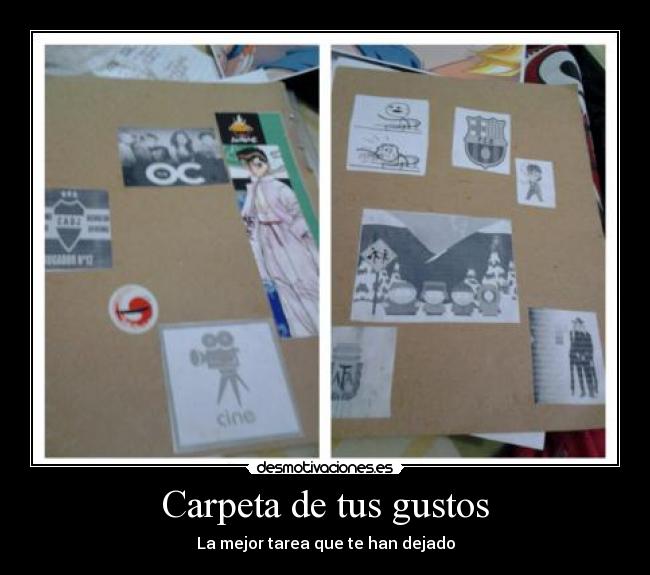 Carpeta de tus gustos - La mejor tarea que te han dejado