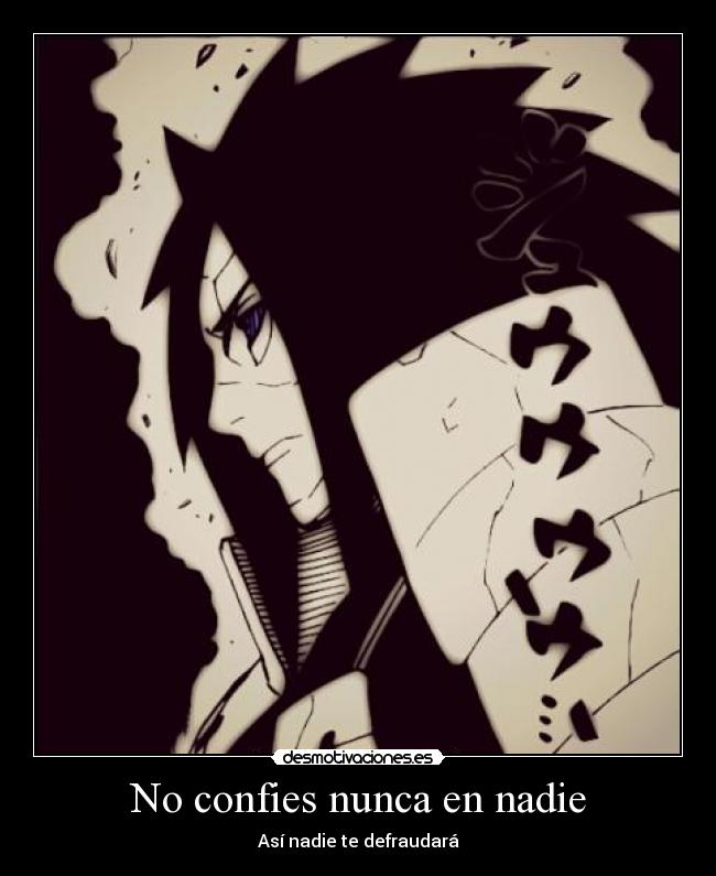 No confies nunca en nadie -