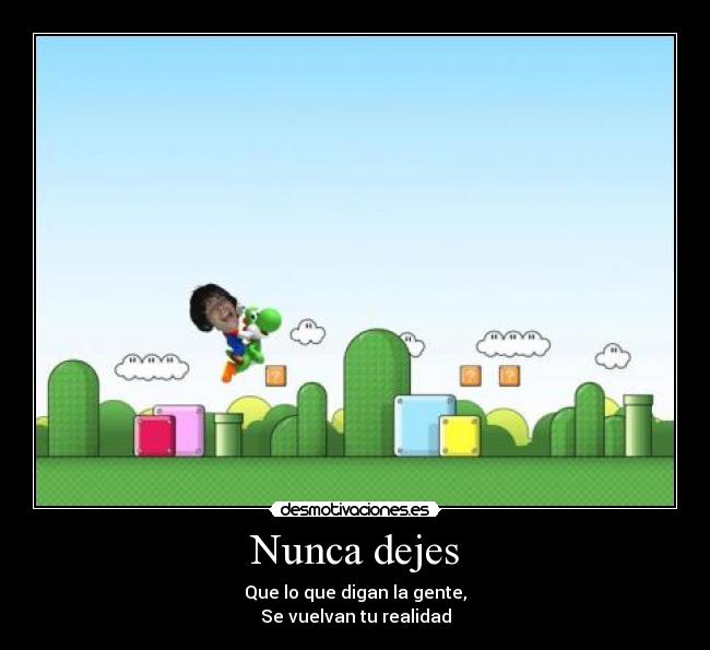 Nunca dejes - 