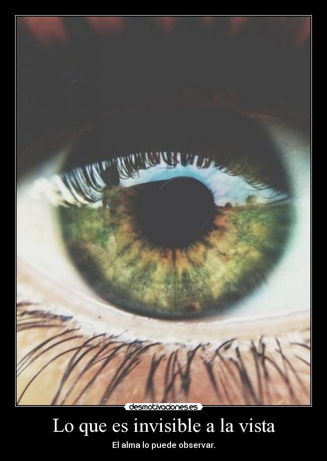 Lo que es invisible a la vista -