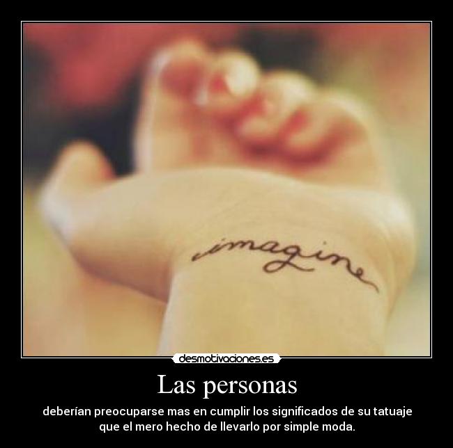 Las personas -