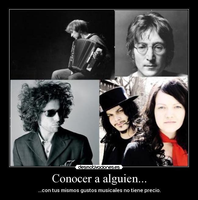 Conocer a alguien... -