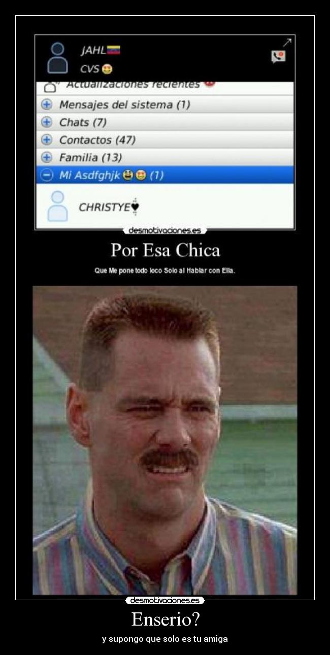 carteles enserio supongo que solo amiga desmotivaciones