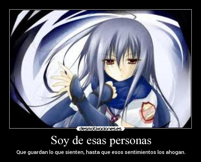Soy de esas personas -