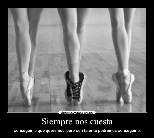 Siempre nos cuesta -