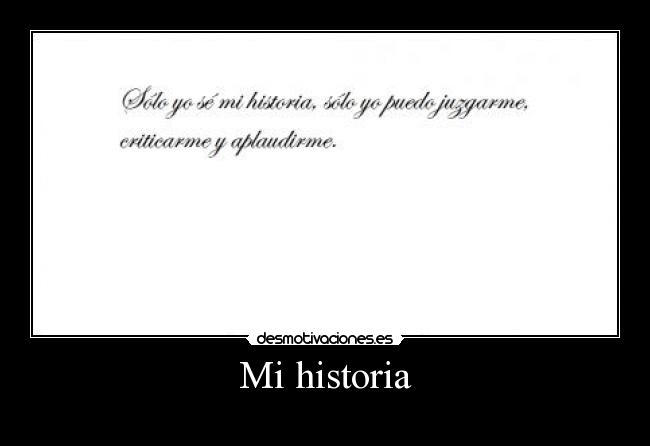 Mi historia - 