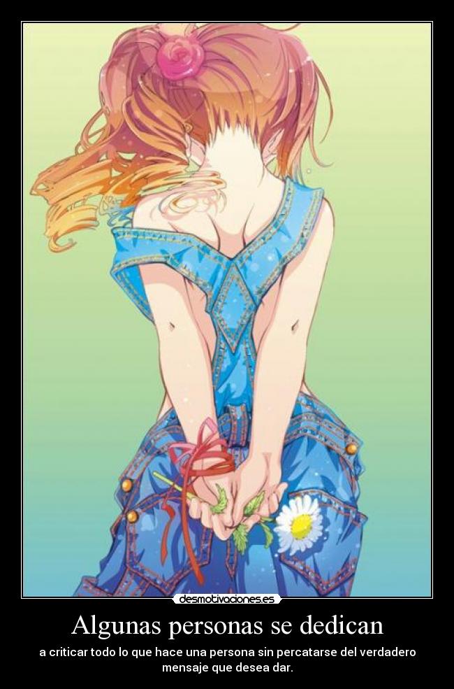 carteles anime manga otaku cosplay mensaje cierto mentalidad positiva pensar diferente unico pensativo pensa desmotivaciones