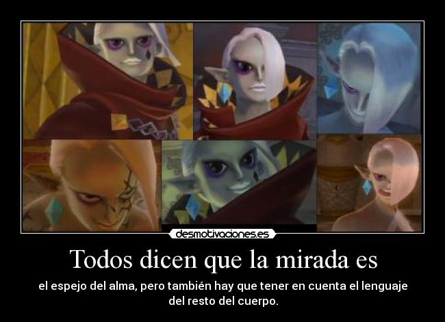 carteles mirada espejo del alma resto del cuerpo tambinen dice cosas desmotivaciones