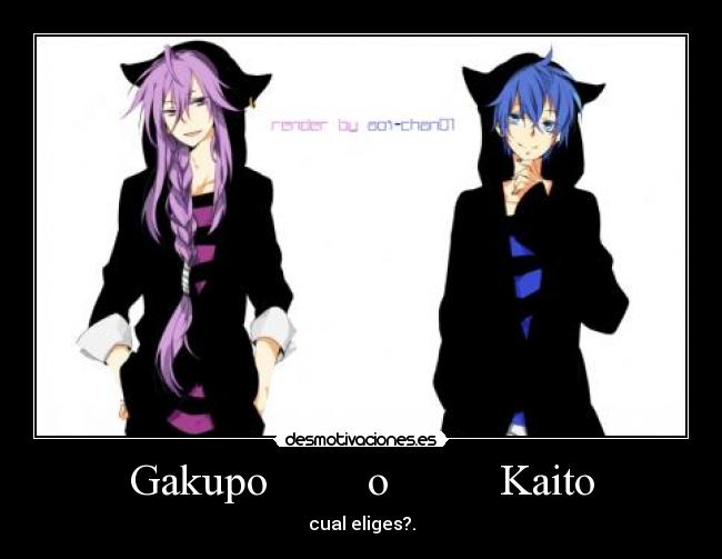 Gakupo o Kaito - cual eliges?.